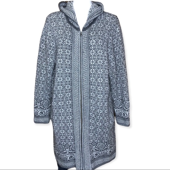 Dakini Long Zip Up Hooded Cardigan 